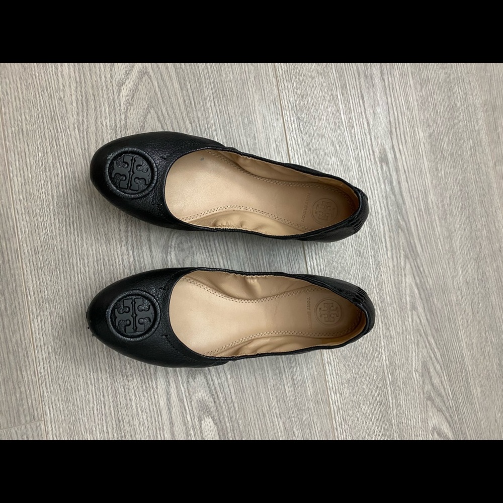 Tory Burch flats black leather